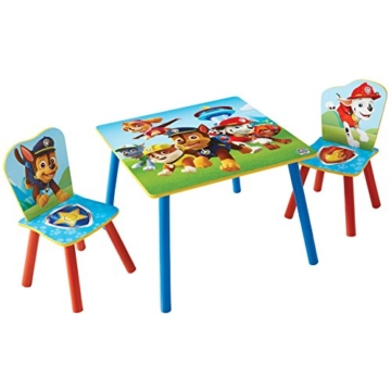 paw patrol spieltisch mit stühle