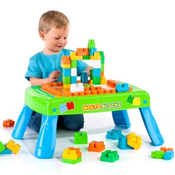 XL Bausteine Spieltisch Kind Bautisch Klappbar Bauplatte Spielzeug b3 